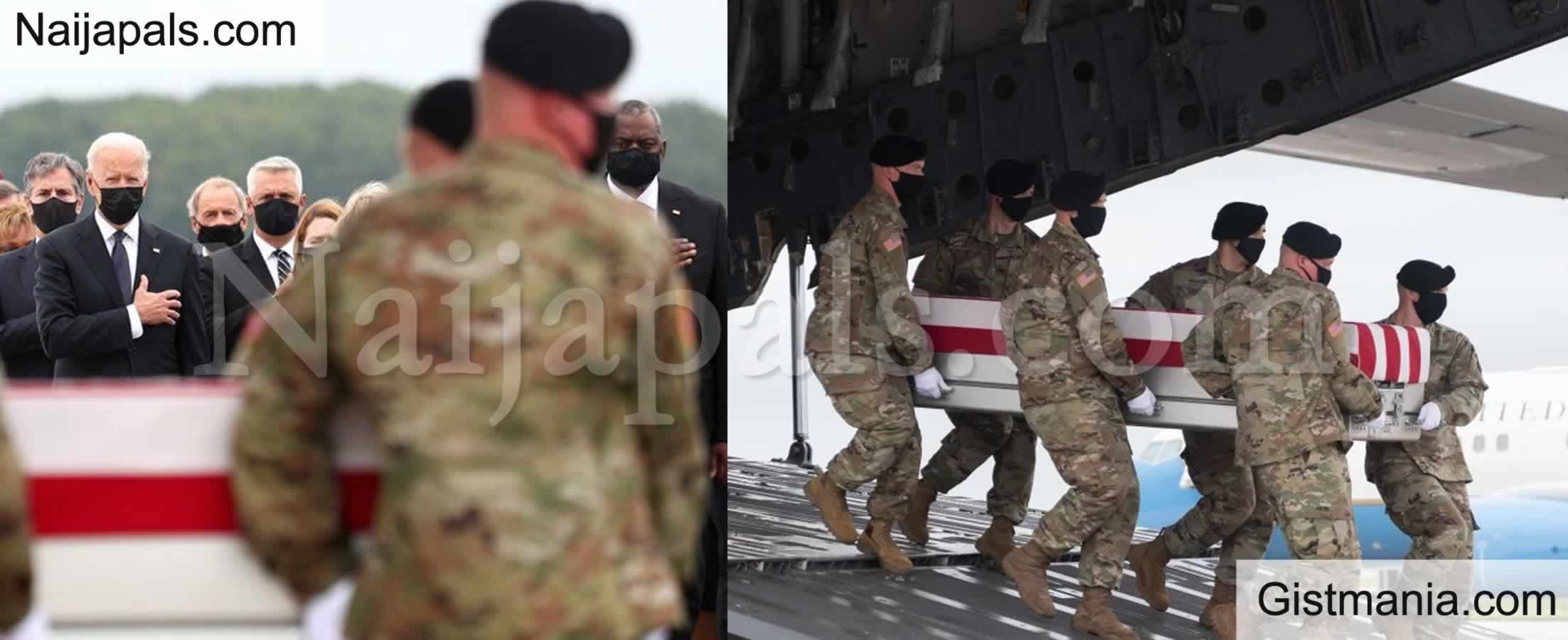 Joe Biden Pays Respects To 13 US Troops Killed In Afghanistan Airport ...